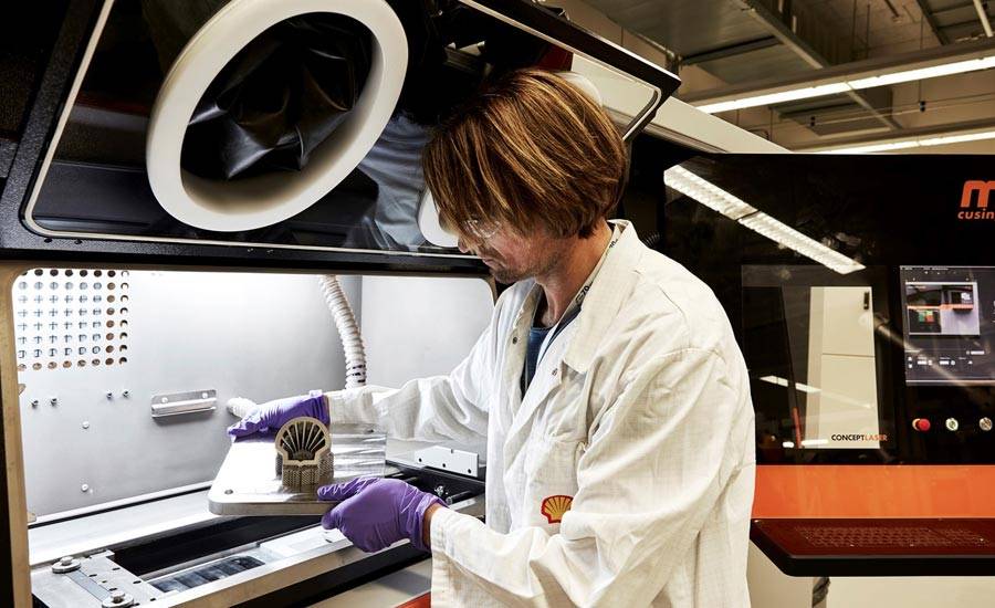 The Shell Technology Centre Amsterdam (STCA) has been awarded a best practice qualification for its powder bed fusion 3D printing facility from Lloyd’s Register (LR).