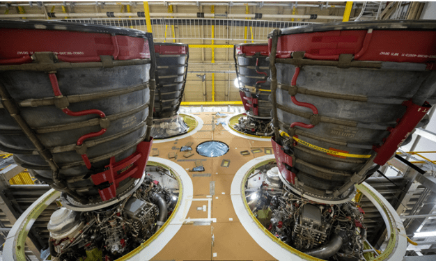 Four RS-25 engines