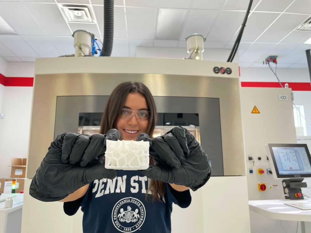 Penn State University Student helps optimize Additive Manufacturing