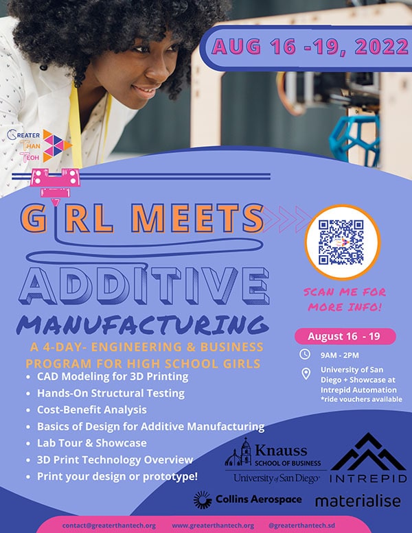 Girl Meets Additive Manufacturing Camp