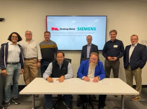 Siemens and Desktop Metal partnership
