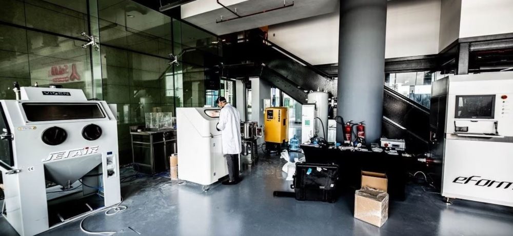 SRTIP’s Sharjah Open Innovation Laboratory (SoiLAB), uses Industrial grade3D printing technology and artificial intelligence-based software. (Supplied)